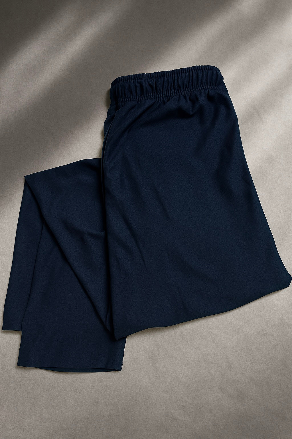 Blue premium micro relaxed fit trouser