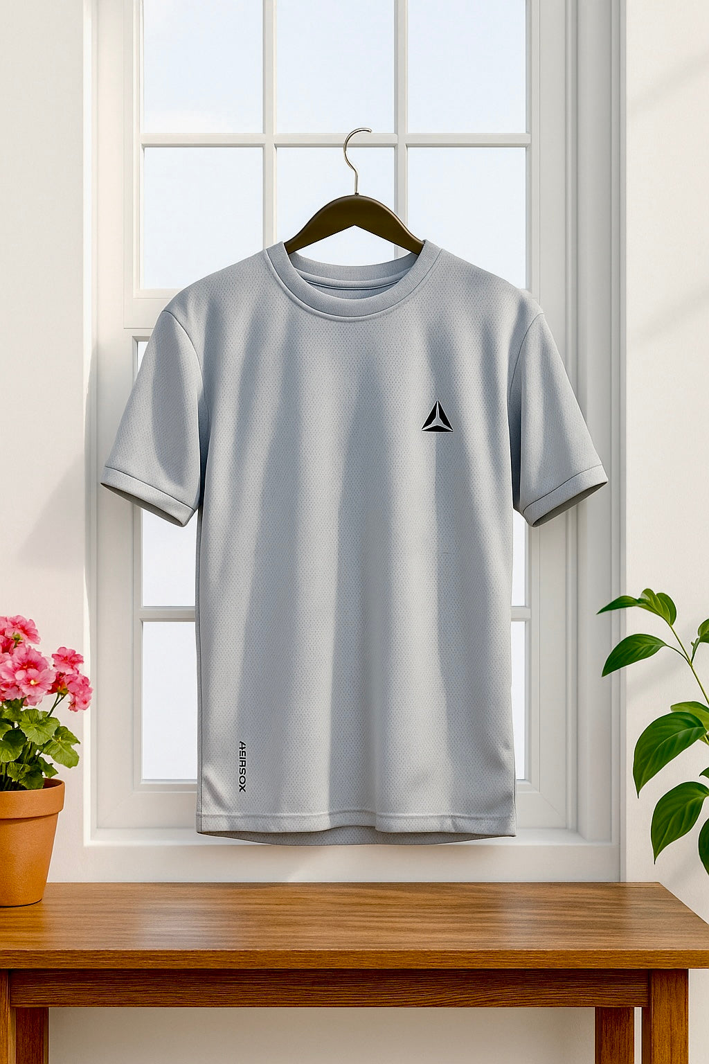 Active Wear Textured T-Shirt